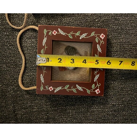 Lot of 2 Framed Roosters Shadow Box Chicken... - Picture 3 of 8